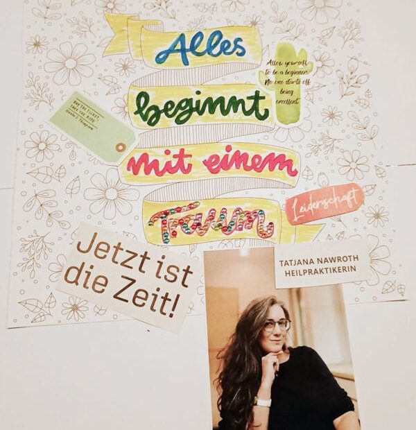 Ausschnitt aus einem Vision Board